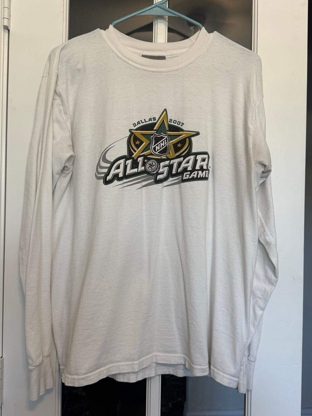 2007 NHL All-Star Game Dallas Long Sleeve Shirt Men’s Medium Hockey